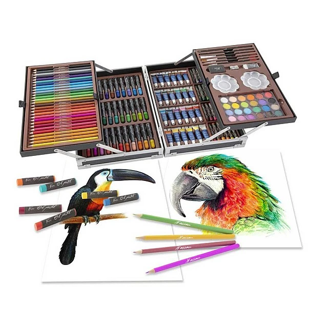 Nassau Painting set, in a metal case, 145 pieces