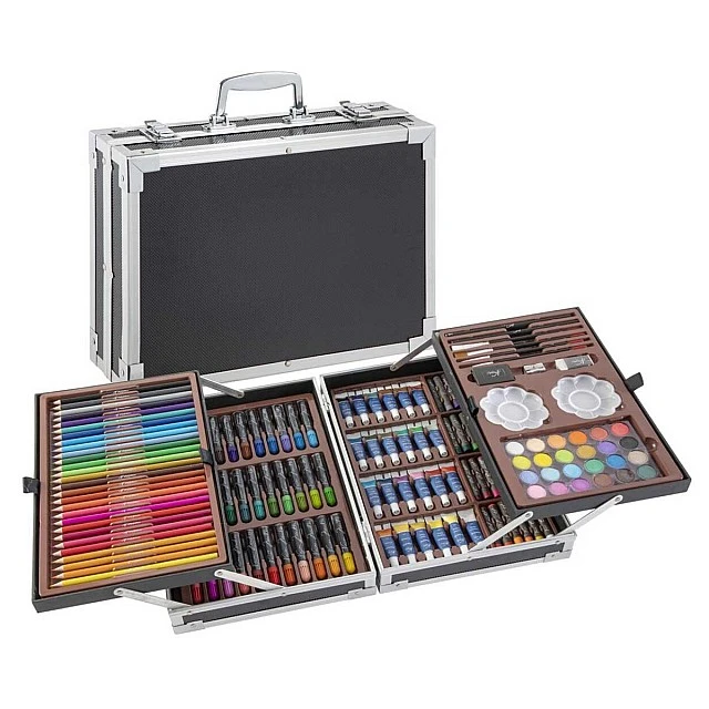 Nassau Painting set, in a metal case, 145 pieces