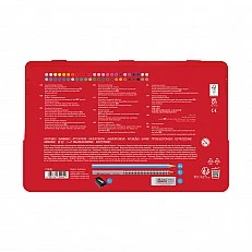 Faber-Castell Цветни моливи Замък, 48 цвята, в метална кутия
