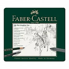 Faber-Castell Pitt Graphite pencil set, 19 pieces in a metal box