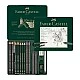 Faber-Castell Pitt Graphite pencil set, 19 pieces in a metal box