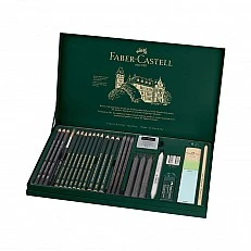 Faber-Castell Комплект моливи Pitt Graphite, 26 броя в метална кутия