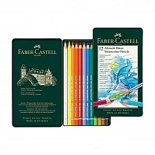 Faber-Castell Albrecht Dürer watercolor pencils, 12 colors, in a metal box