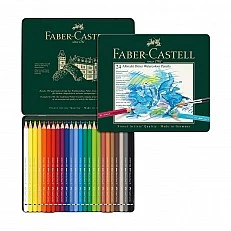 Faber-Castell Акварелни моливи Albrecht Dürer, 24 цвята, в метална кутия