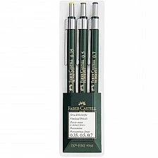 Faber-Castell TK-Fine mechanical pencil set, 3 pieces