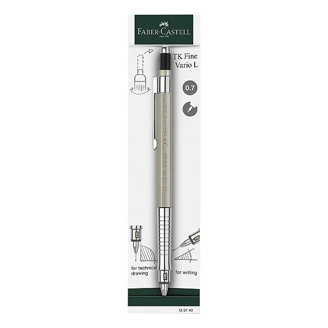 Faber-Castell TK-Fine Vario L mechanical pencil, 0.7 mm, champagne