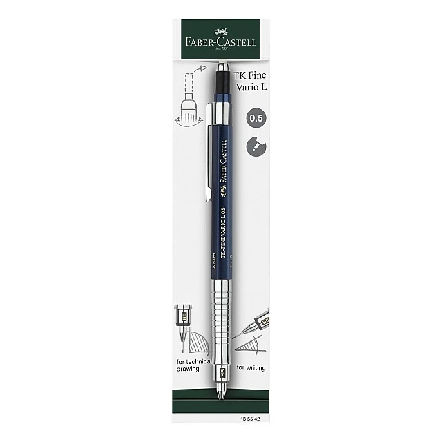 Faber-Castell TK-Fine Vario L mechanical pencil, 0.5 mm, indigo