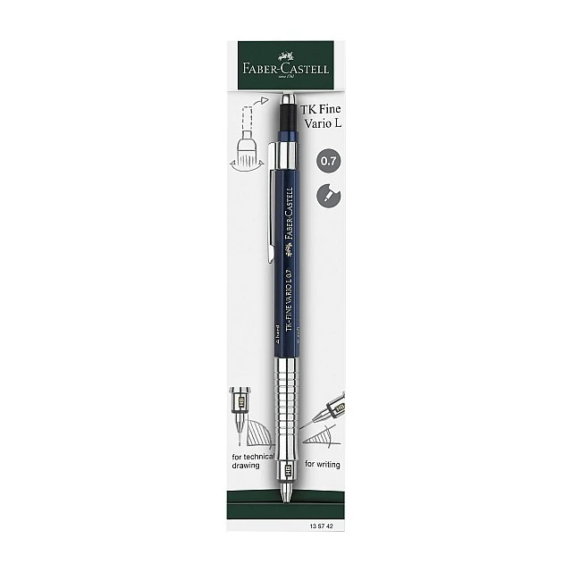 Faber-Castell TK-Fine Vario L mechanical pencil, 0.7 mm, indigo