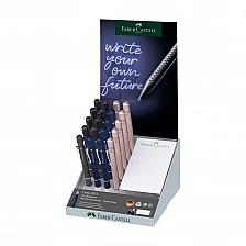 Faber-Castell Автоматичен молив Grip 2011, сребърен, 20 броя в дисплей