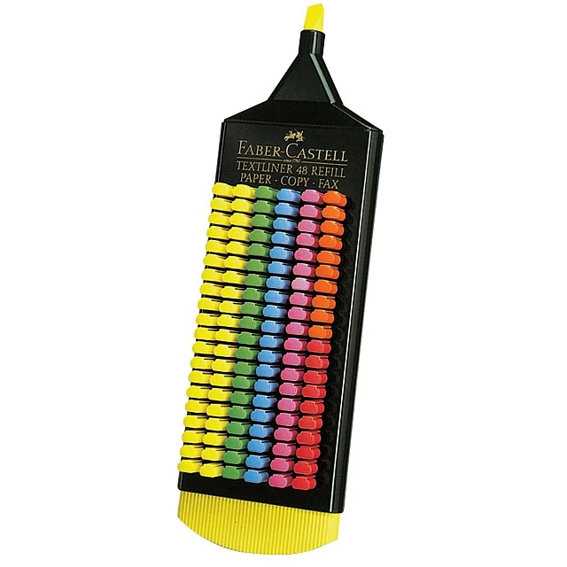 Faber-Castell Textliner 48 highlighter, 120 pieces in display