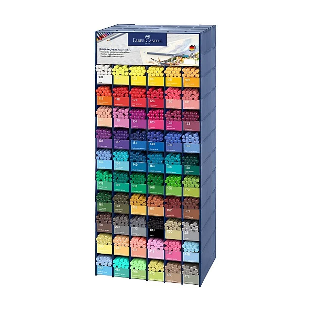 Faber-Castell Goldfaber Aqua module, 720 coloured pencils, display