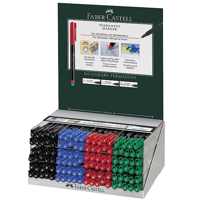 Faber-Castell 1523 OHP fineliner, 120 pieces display