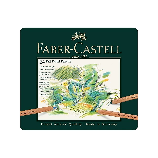 Faber-Castell Pitt Pastel coloured pencils, 24 colours