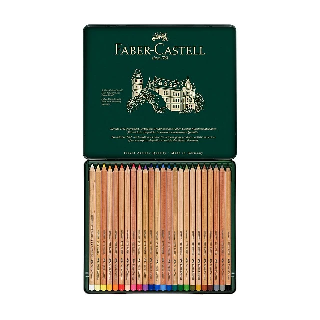 Faber-Castell Pitt Pastel coloured pencils, 24 colours