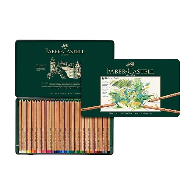 Faber-Castell Цветни моливи Pitt Pastel, 36 цвята