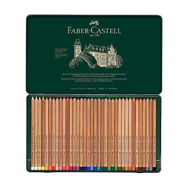 Faber-Castell Цветни моливи Pitt Pastel, 36 цвята