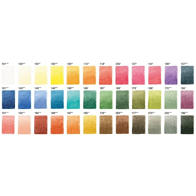 Faber-Castell Цветни моливи Pitt Pastel, 36 цвята