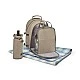 Hi!dea Picnic backpack with accessories, light brown