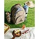Hi!dea Picnic backpack with accessories, light brown