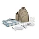 Hi!dea Picnic backpack with accessories, light brown