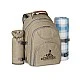 Hi!dea Picnic backpack with accessories, light brown
