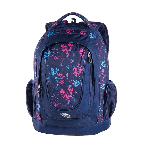 Pulse backpack Music BFF, blue-pink