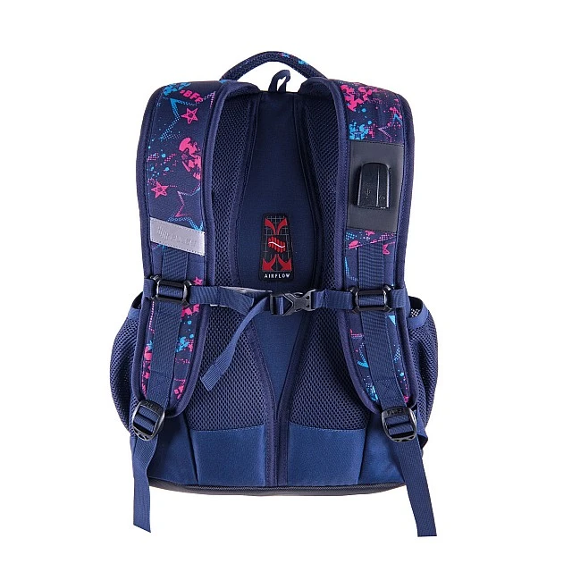 Pulse backpack Music BFF, blue-pink