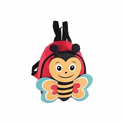 Pulse backpack Baby Bee, red
