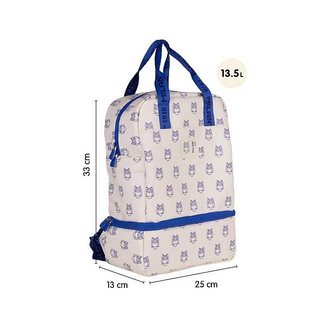 Milan Backpack 460, with insulated compartment, 13.5 L, beige