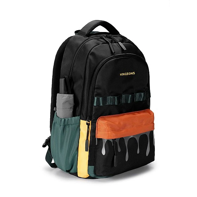 Kingsons Flow backpack, school, black