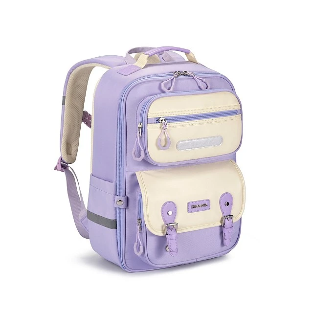 Kingsons Safeback Junior backpack, school, purple