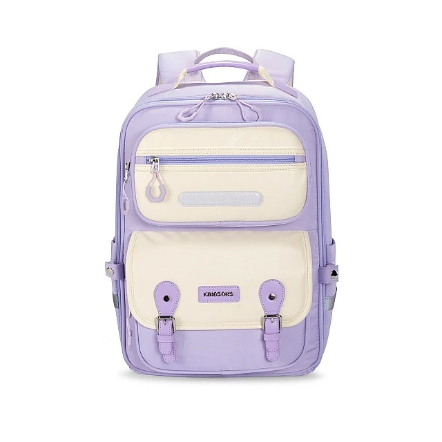Kingsons Safeback Junior backpack, school, purple