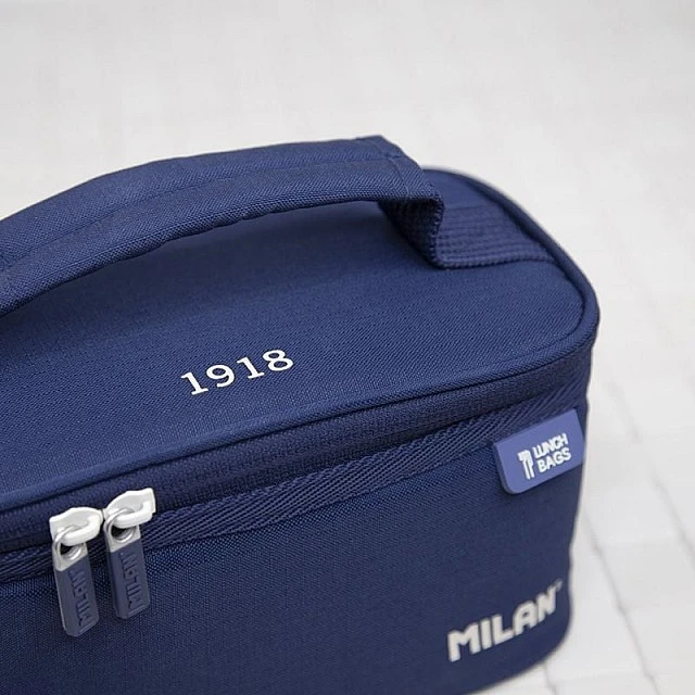 Milan Food Bag 1918, with 1 box, dark blue