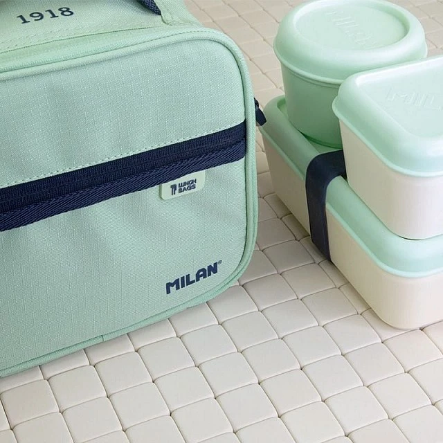 Milan Food Bag 1918, with 3 boxes, green