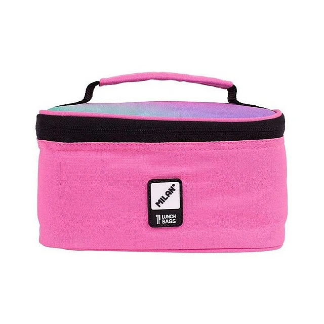 Milan Sunset Food Bag, with 1 box, pink