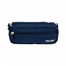 Milan Toiletry bag 1918, with 2 zippers, dark blue