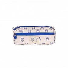 Milan Toiletry bag 460, with 2 zippers, beige