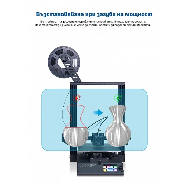 Colido 3D Принтер Diy 3.0, черен