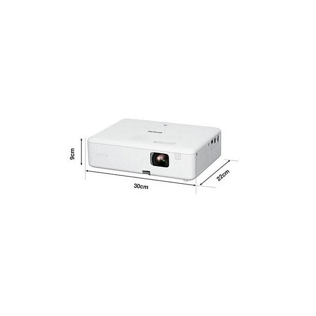 Epson Projector CO-W01, 3LCD, 3000 lm, 1280 x 800, HDMI, USB, white