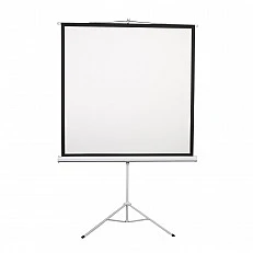 Lumi Projection screen, 200 x 200 cm, on a stand
