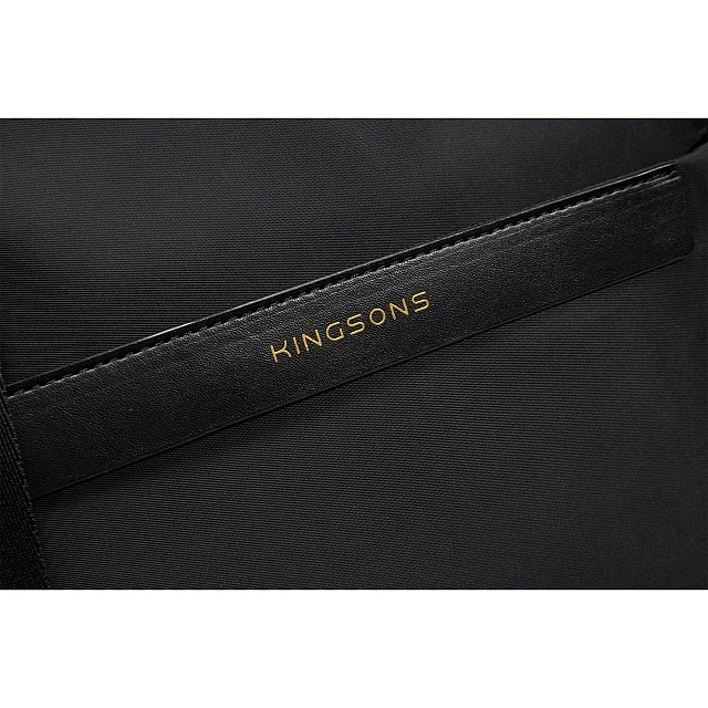 Чанта за лаптоп Kingsons Aura, дамска, 15.6, черна