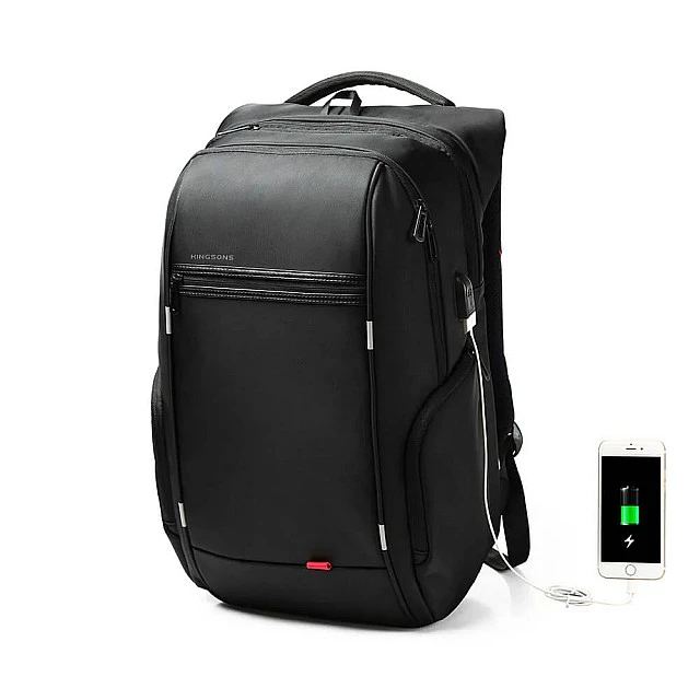 Kingsons Trailtech laptop backpack, 17'', 27 L, black