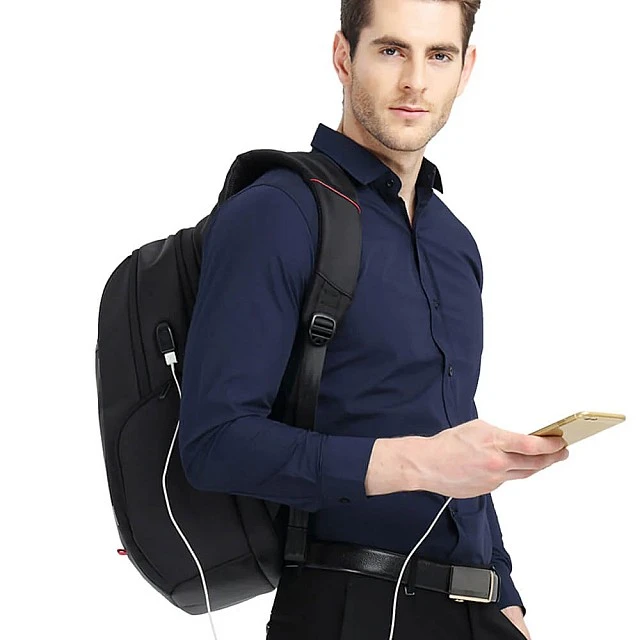Kingsons Trailtech laptop backpack, 17'', 27 L, black
