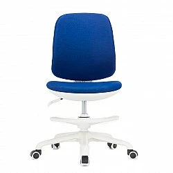 RFG Children’s chair Candy Foot White, damask, blue seat, blue backrest