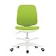 RFG Children’s chair Candy Foot White, damask, green seat, green backrest
