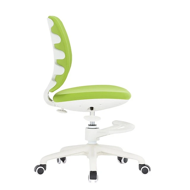 RFG Children’s chair Candy Foot White, damask, green seat, green backrest
