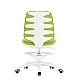 RFG Children’s chair Candy Foot White, damask, green seat, green backrest