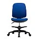 RFG Children’s chair Candy Foot Black, damask, blue seat, blue backrest