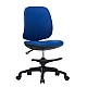 RFG Children’s chair Candy Foot Black, damask, blue seat, blue backrest