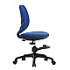 RFG Children’s chair Candy Foot Black, damask, blue seat, blue backrest